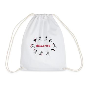 Athletics, Track and Field, Decathlon - Sac de sport léger - blanc - Devant