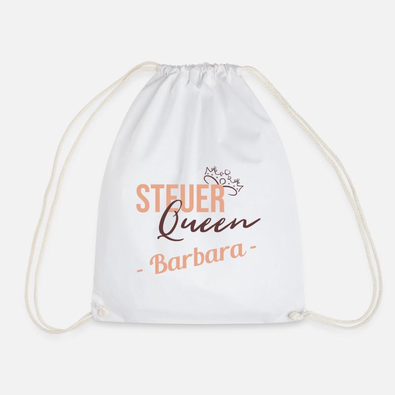 Steuer Queen Barbara - Turnbeutel - Weiß