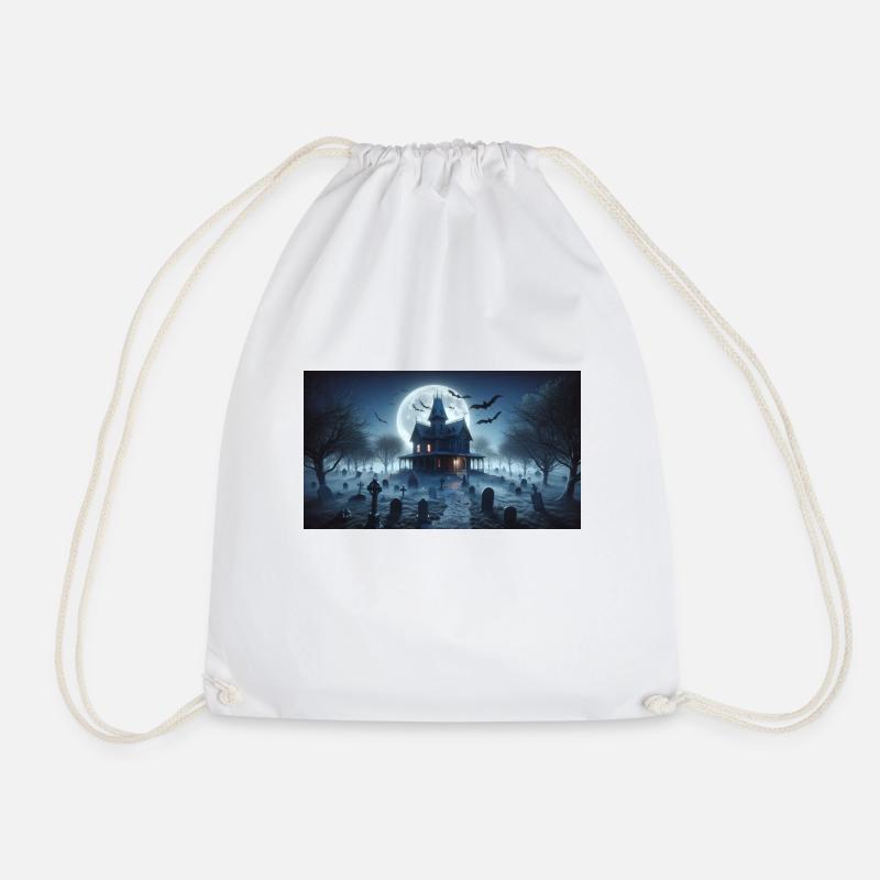 Halloween - Drawstring Bag - white