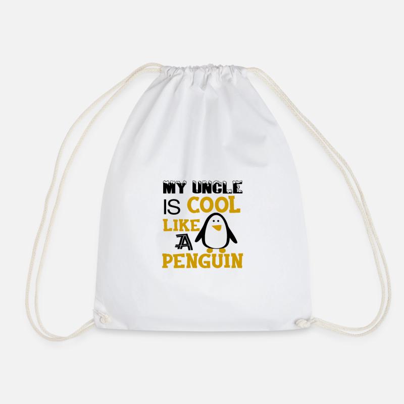Mon oncle est cool comme un pingouin - Sac de sport léger - blanc