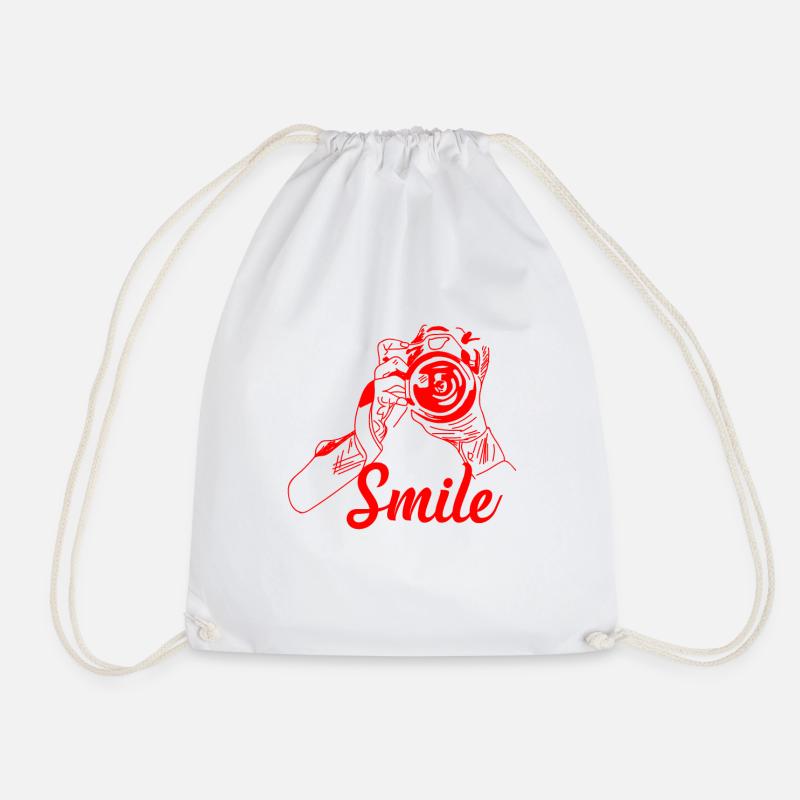 Smile - Turnbeutel - Weiß