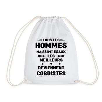 Les Meilleurs Hommes Deviennent Cordistes - Sac de sport léger - blanc - Devant