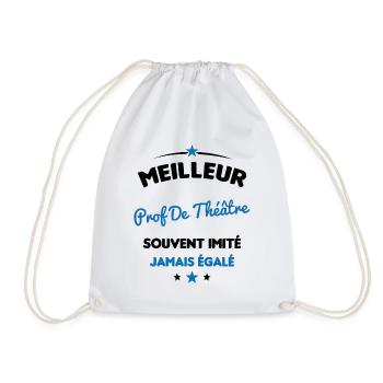 Prof De Théâtre Cadeau Humour Personnalisé - Sac de sport léger - blanc - Devant