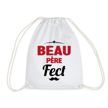 beau-pèrefect cadeau beau-papa anniversaire humour - Sac de sport léger - blanc - Devant