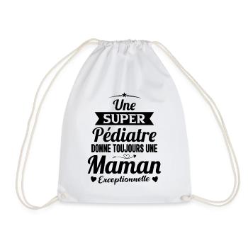Pédiatre Future Maman Cadeau Annonce Mère - Sac de sport léger - blanc - Devant