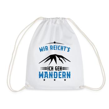 Assez je Vais Randonnée Cadeau montagnes vintage - Sac de sport léger - blanc - Devant
