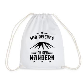 Assez je Vais Randonnée Cadeau montagnes vintage - Sac de sport léger - blanc - Devant