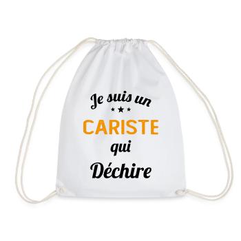 je suis un cariste qui déchire - Sac de sport léger - blanc - Devant