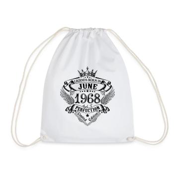 anniversaire Juin 1968 Juin anniversaire 1968 - Sac de sport léger - blanc - Devant
