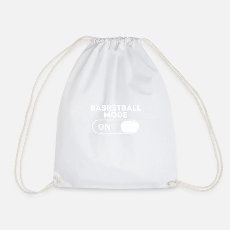 Basketball-Modus - Turnbeutel - Weiß