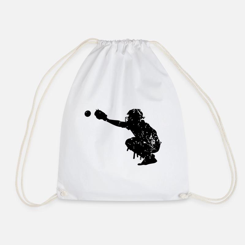 Baseball - Turnbeutel - Weiß