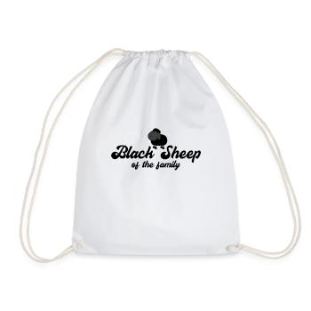 Moutons noirs de la famille | Humour mouton noir - Sac de sport léger - blanc - Devant
