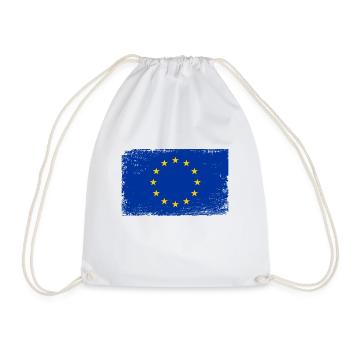 European elections EU Europe flag - Drawstring Bag - white - Front