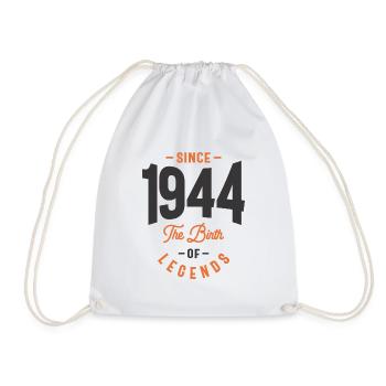 Since 1944 The Birth of Legends- 79 Years Awesome! - Drawstring Bag - white - Front