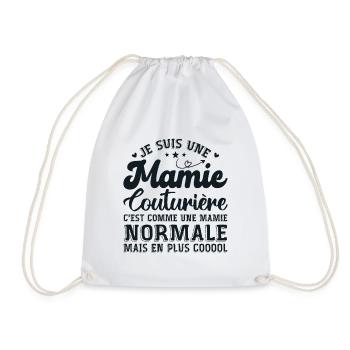 Mamie Couturière Humour Mamie Cadeau - Sac de sport léger - blanc - Devant