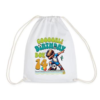 14e anniversaire Football - Sac de sport léger - blanc - Devant