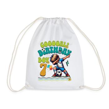 Football du 7e anniversaire - Sac de sport léger - blanc - Devant