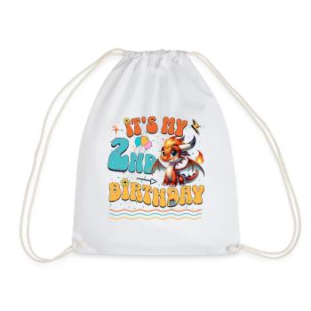 Dragon 2ème anniversaire Dragon - Sac de sport léger - blanc - Devant