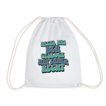 Geologist - Drawstring Bag - white - Front