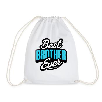 Best Brother - Drawstring Bag - white - Front
