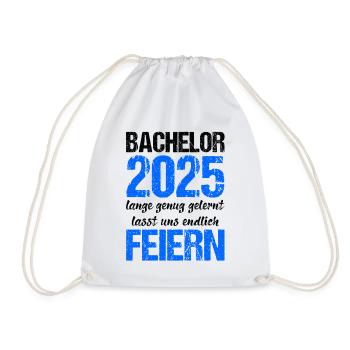 Bachelor 2025 Assez appris Cadeau Etudiant Uni - Sac de sport léger - blanc - Devant