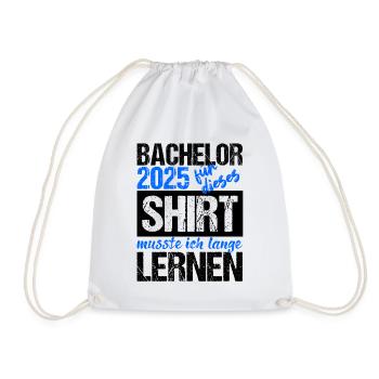 Bachelor 2025 Assez appris Cadeau Etudiant Uni - Sac de sport léger - blanc - Devant