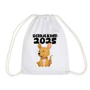 School Child 2025 Young Girls School Enrollment 2025 Decoration - Drawstring Bag - white - Front