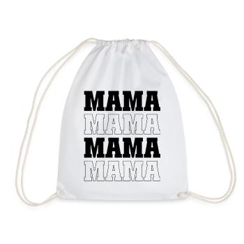 Mama Family Lover - Mother Day - Turnbeutel - Weiß - Vorne