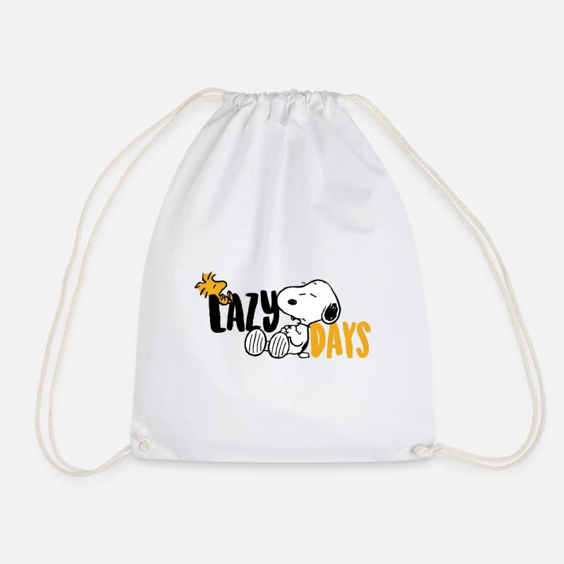 Peanuts Snoopy Lazy Days Feignant - Sac de sport léger - blanc