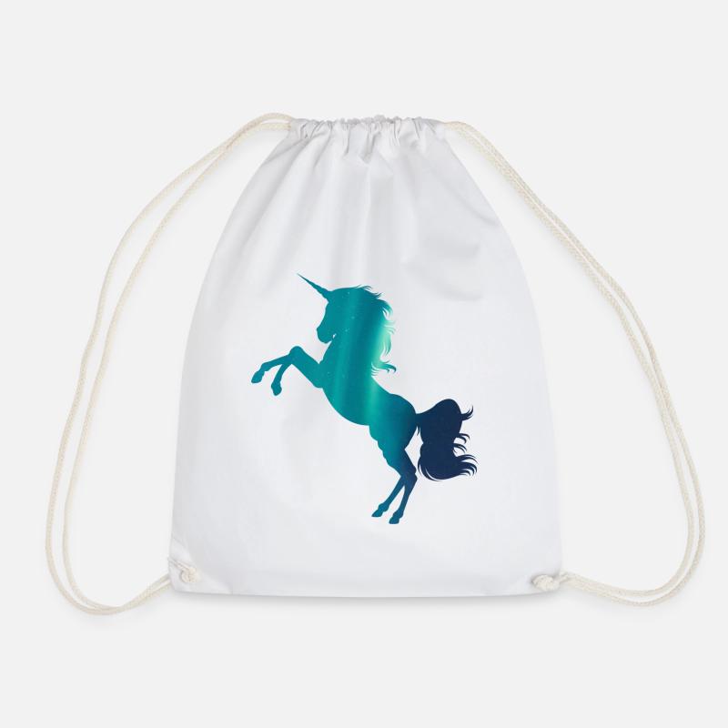 licorne - Sac de sport léger - blanc