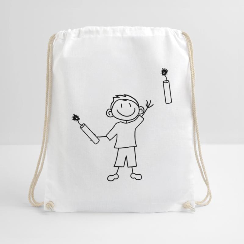 tnt dynamit nitro kuender bombe throw explosion a Drawstring Bag