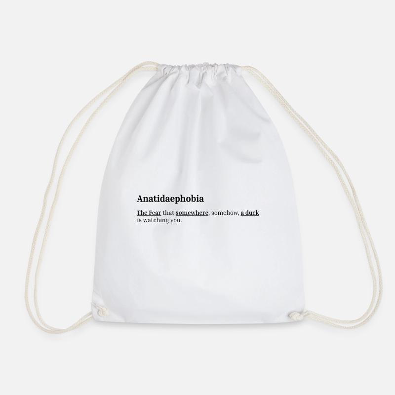 Anatidaephobie - Sac de sport léger - blanc
