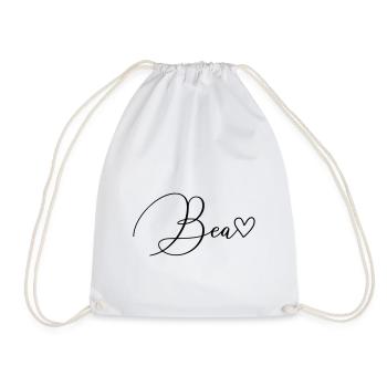 Bea Name First Name Girl - Drawstring Bag - white - Front