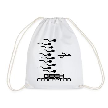 Geek Conception - Sac de sport léger - blanc - Devant