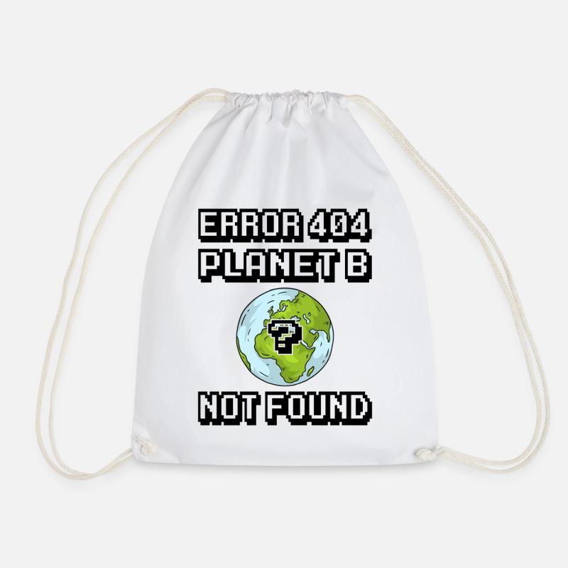 Planet Klimawandel - Turnbeutel - Weiß