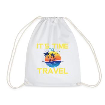 Voyage aventure cadeau de vacances - Sac de sport léger - blanc - Devant