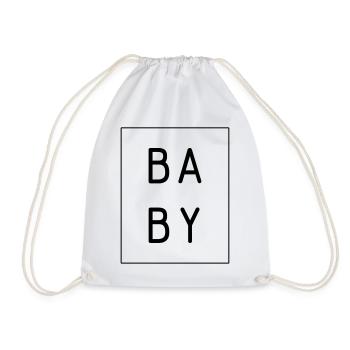 bébé - Sac de sport léger - blanc - Devant