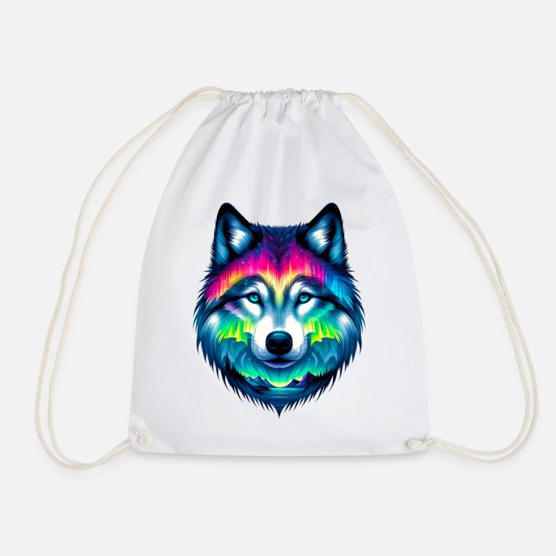 Wolf - Turnbeutel - Weiß