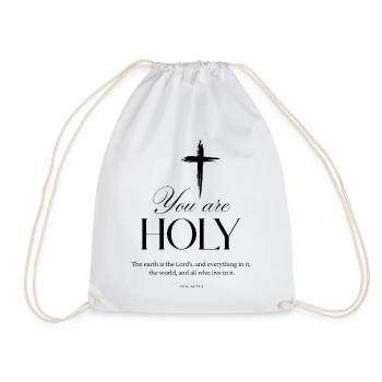 You Are Holy – Christliches Design | Isaiah 6:3 - Turnbeutel - Weiß - Vorne