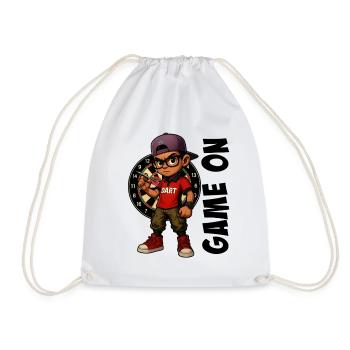 Fléchettes, fléchettes, joueur de fléchettes - Sac de sport léger - blanc - Devant