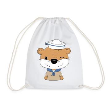 Loutre Marin - Sac de sport léger - blanc - Devant