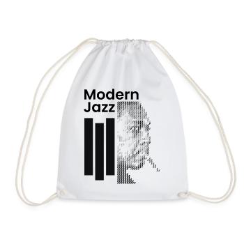 Modern Jazz Icon - Drawstring Bag - white - Front