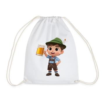 Bierhelm – Prost beinand - Turnbeutel - Weiß - Vorne