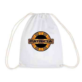 PATRICIA. MY NAME IS PATRICIA. SAMER BRASIL - Drawstring Bag - white - Front