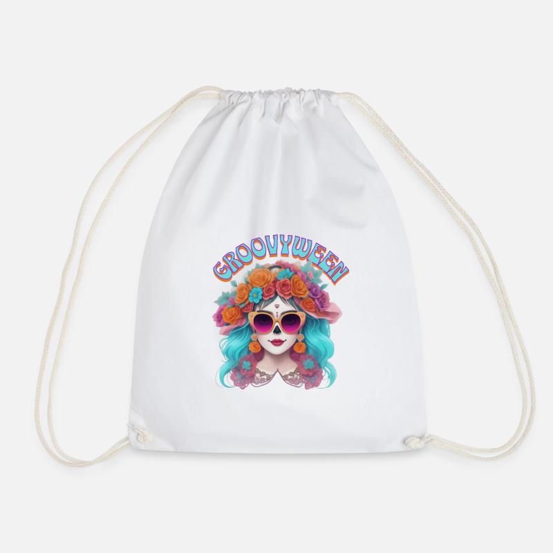 catrina - Drawstring Bag - white