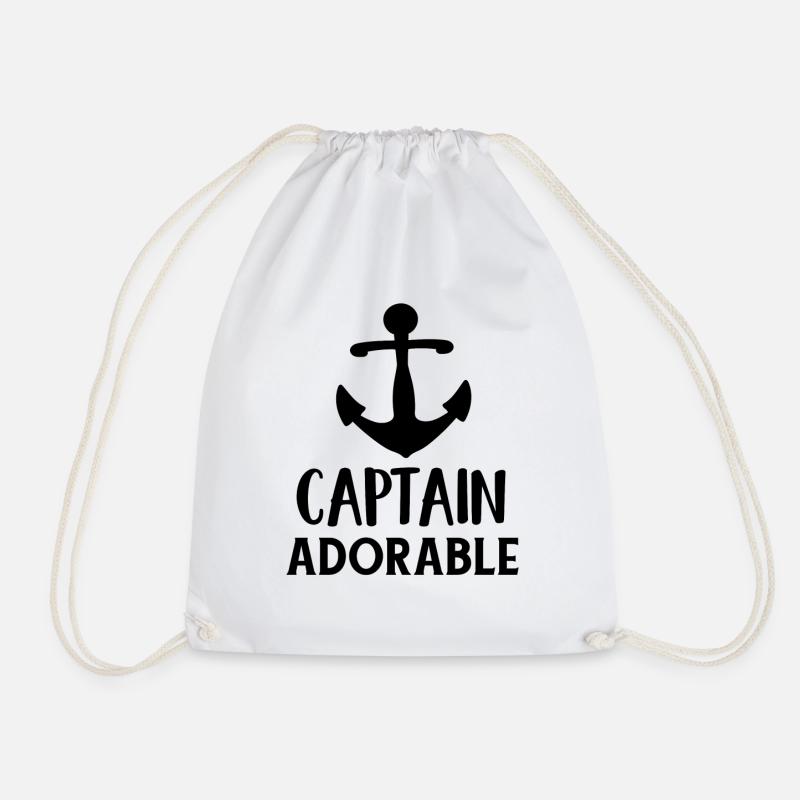 captain - Turnbeutel - Weiß
