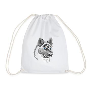 Husky - Sac de sport léger - blanc - Devant