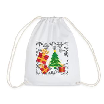 It's Christmas - Drawstring Bag - white - Front