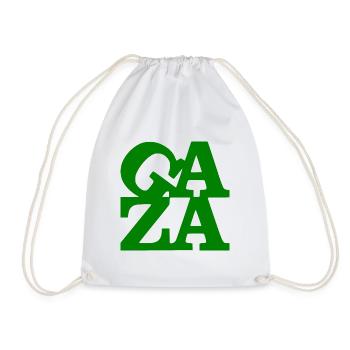 Gaza - Turnbeutel - Weiß - Vorne