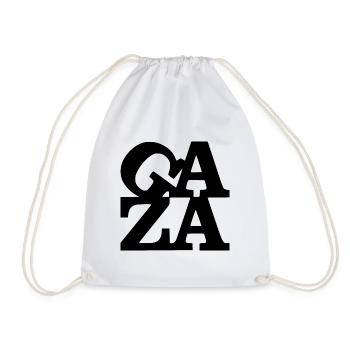 Gaza - Turnbeutel - Weiß - Vorne